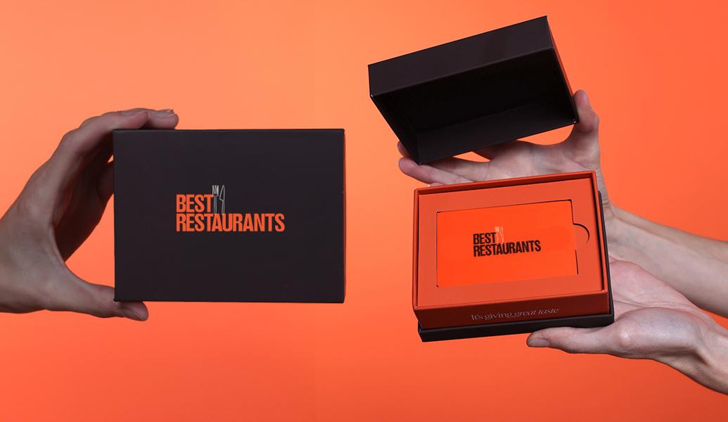 Corporate gift card boxes